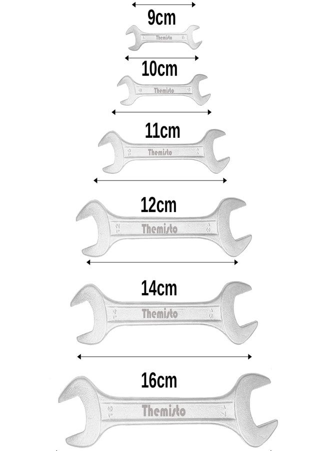THEMISTO TH-T14 6pcs Double Open Ended Spanner set - Image 2